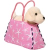 image:imageDouglas Plush Purse with Yellow Lab Stuffed Animal  Sea Star Sassy Sak  Pink 8 x 3 x 6  24 Months amp Up