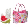 image:imageDouglas Purple Fantasy Sassy Sak with Watermelon Llama Plush Stuffed Animal