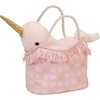 image:imageDouglas Heart of Gold Sassy Sak with Rose Narwhal Plush Stuffed Animal