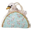 image:imageDouglas Swimming Swans Sassy Sak with Swan Plush Stuffed Animal