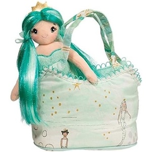 image:imageDouglas Aqua Princess Mermaid Sassy Sak with Plush Stuffed Doll