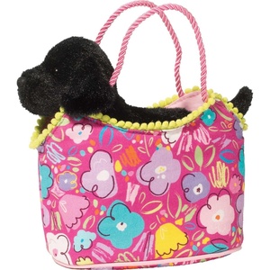 image:imageDouglas Flower Pop Sassy Sak with Black Lab Plush Stuffed Animal