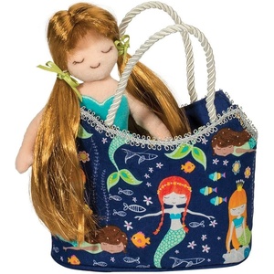 image:imageDouglas Glitter Mermaid Sassy Sak with Plush Stuffed Doll