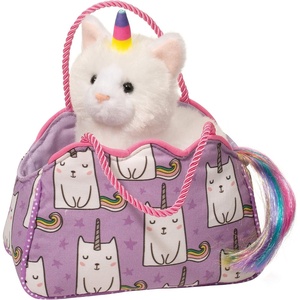 image:imageDouglas Purple Caticorn Sassy Sak with Plush Stuffed Animal