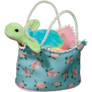 image:imageDouglas Sea Turtle Sassy Sak with Rainbow Turtle Plush Stuffed Animal