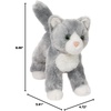 image:imageDouglas Scatter Gray Cat Plush Stuffed Animal