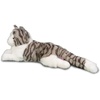image:imageDouglas Smokey Gray Cat Plush Stuffed Animal  19Inch Soft amp Realistic Gray and White Tabby Plush Toy for Kids Toddlers amp Cat Lovers