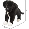 image:imageDouglas Twister Black LabPit Bull Mix Plush Stuffed Animal  16inch Long