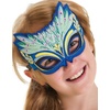 image:imageFanciful Fabric Peacock Mask 7L Green