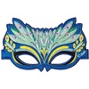 image:imageFanciful Fabric Peacock Mask 7L Green