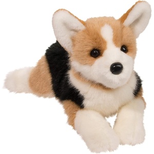 image:imageDouglas Konner TriColor Corgi Dog Plush Stuffed Animal  19Inches Long