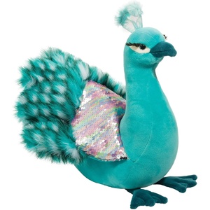 image:imageDouglas Payton Peacock Fuzzle Plush Stuffed Animal 12 30 cm Tall 3 Years amp Up