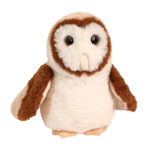 image:imageDouglas Rafter Barn Owl Plush Stuffed Animal  8 Inches Tall