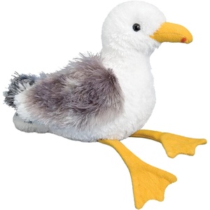 image:imageDouglas Seymour Seagull Plush Stuffed Animal 8 Inch Soft Realistic Seabird Toy  Coastal Bird Plush for Kids Beach Gifts amp Collectors