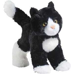 image:imageDouglas Snippy Black amp White Cat Plush Stuffed Animal