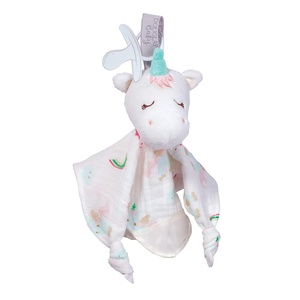 image:imageDouglas Baby Emilie Unicorn Paci Lovey Pacifier Holder